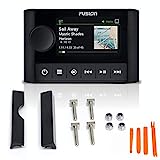 Fusion MS-ERX400 Apollo Wired Display Remote with MS-SRX400FMK Front Flush Kit for Apollo MS-SRX400/MS-ERX400