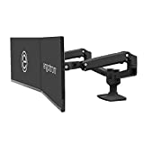 Ergotron – LX Dual Monitor Arm, VESA Desk Mount – for 2 Monitors Up to 27 Inches, 7 to 20 lbs Each – Matte Black